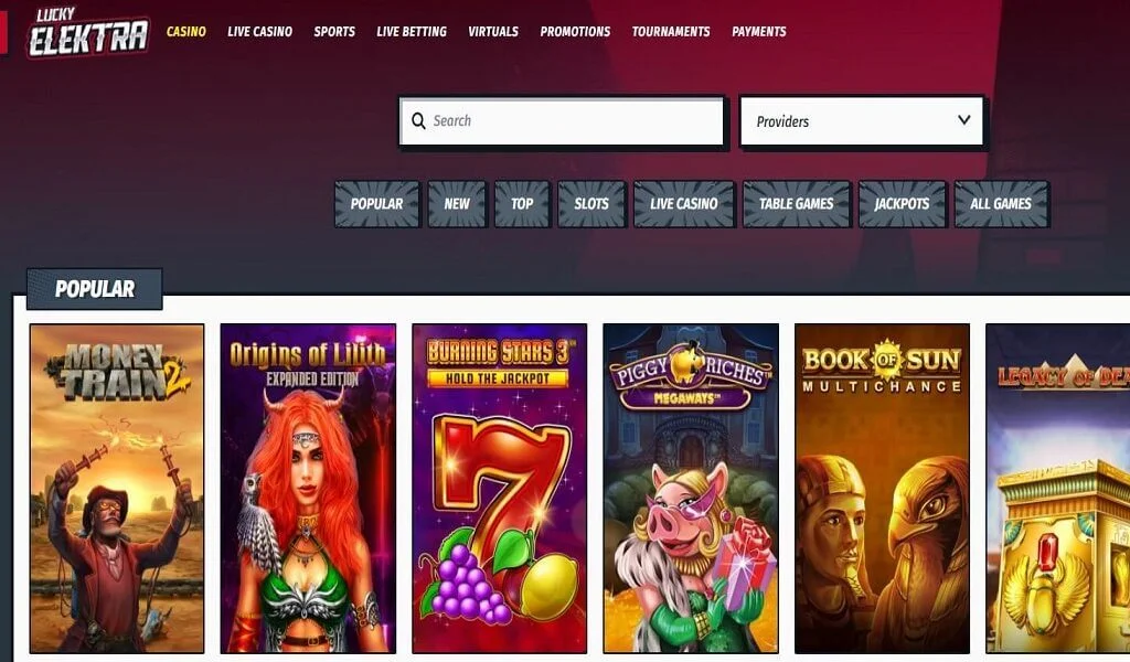 Arvostelu Lucky Elektra –nettikasinosta